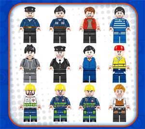 PANDAS 663 pièces ensemble de blocs de construction éducatifs cadeau d'anniversaire pour les 5-7 ans modèle en plastique jouet de <span class=keywords><strong>camion</strong></span> de pompiers et de caserne de pompiers - Product Image 2