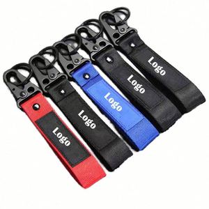 Llavero de mosquetón personalizado con correa de muñeca para llaves, llaveros de pulsera para mujer - Product Image 1