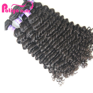 อาลีบาบา ขายส่งผมแท้แบบลอนลึก ผมมาเลเซียแบบมัด  ผมสองชั้นเย็บด้วยเครื่องจักร  ต่อผมคุณภาพดีที่สุด - Product Image 2