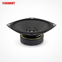 YINBART Marine Audio, haut-parleur de subwoofer étanche en aluminium et caoutchouc de 4 pouces, 40 W, 4 ohms, pour systèmes audio de jet ski