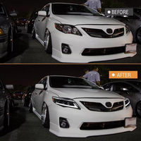 Faros LED secuenciales con luz diurna DRL para Toyota Corolla 2010-2013 (especificaciones para EE. UU.)