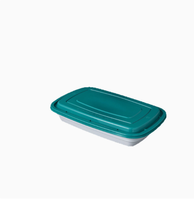Boîte Bento jetable en plastique PP pour micro-ondes, 1 compartiment, contenants alimentaires, boîte à lunch surgelée, 500/750/1000 ml