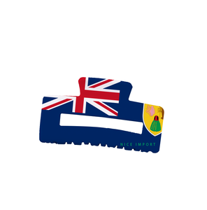 Pinzas para el Cabello con la Bandera de Santa Vincencio y las Granadinas para Mujer, Pinzas Rectangulares Antideslizantes, Accesorios para el Cabello para Celebraciones Patrióticas - Product Image 3