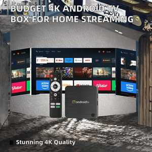 Lecteur multimédia en streaming 4K <span class=keywords><strong>HD</strong></span> Android 14 Quad Core Amlogic S905L, boîtier décodeur Smart TV, divertissement à domicile - Product Image 2