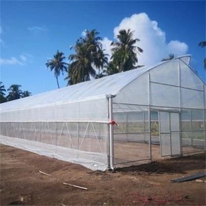 Serre intelligente de grande taille de 100 mètres carrés avec couverture en PE double couche et système de contrôle intelligent - Product Image 3