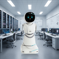 Robot de Servicio Humanoide con IA, Navegación Autónoma, Robot de Bienvenida con Pantalla Táctil para Recepción en Aeropuertos, Centros Comerciales y Hospitales