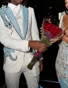 Di alta qualità personalizzato formale blazer Slim Fit 2 pezzi abito da sposa maschile <span class=keywords><strong>taglie</strong></span> <span class=keywords><strong>forti</strong></span> da <span class=keywords><strong>uomo</strong></span> abito blu gelido - Product Image 2