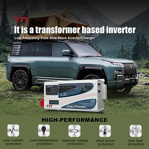 Biến tần tần số thấp 3000W 6000W ngoài lưới điện cho xe tải, xe RV, nhà di động, xe caravan 12V/24V/48V 120V 220V, bộ sạc biến tần 6Kw 3Kw - Product Image 2