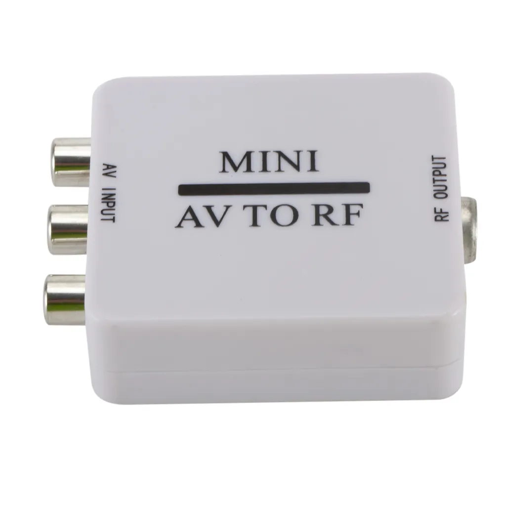 Mini RCA CVSB AV-RF адаптер модулятор 1 год гарантии переключатель сигнала ТВ для видео и аудио