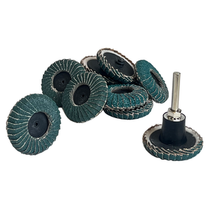 Disco de Lijado Curvo de Cambio Rápido de 2 Pulgadas con Diseño Trasero Tipo R Macho - Para Acabado y Desbarbado de Superficies Irregulares - Product Image 3