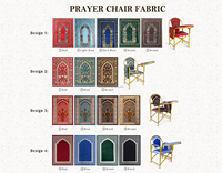 Chaise pliante en métal empilable pour mosquée, hôtel, salon, sièges de prière musulmans – Vente en gros
