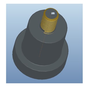 Raccord de tuyauterie non standard Chdl M10X16 en alliage d'aluminium, connecteur de conduit rigide pour câblage électrique - Product Image 3