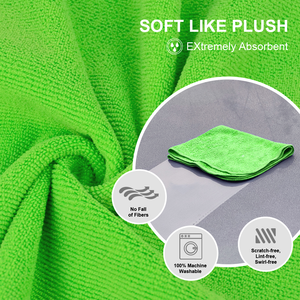 Boîte de couleur, emballage, chiffon de nettoyage en microfibre de couleur unie, <span class=keywords><strong>4</strong></span> types de chiffons en microfibre pour lunettes, une boîte - Product Image 4