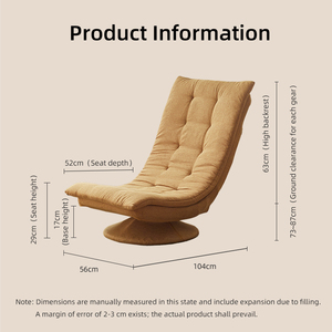 <span class=keywords><strong>Sillón</strong></span> <span class=keywords><strong>Reclinable</strong></span> Individual Moon, Plegable, de Tela Ecológica, para Adultos, para Dormir, para Sala de Estar, Dormitorio, Comedor, Salón - Product Image 6