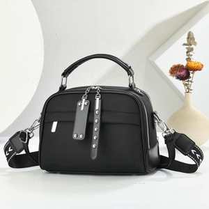 Women's Designer Handbag Large Capacity and High Quality <b>Zip</b> Closure Rivet Decoration Crossbody Bags - Product Image 1