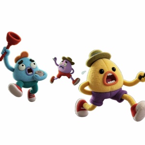 Nuovo Prodotto per Test Transfrontalieri: Peluche a Tema Gioco 'We Gotta Go Can't Hold IT In' con Imbottitura in Cotone PP - Product Image 1