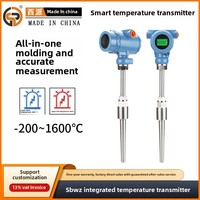 Transmetteur de température intégré, sonde de type K Pt100, affichage numérique ABS, capteur de résistance thermique en platine antidéflagrant