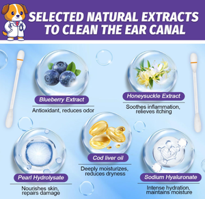 50 Hisopos de Algodón 2 en 1 para Limpieza de Oídos de Mascotas (Perros y Gatos) - Hisopos Limpiadores de Oídos con Aceites Esenciales - Eliminación Suave de Cera de Oídos - Product Image 4