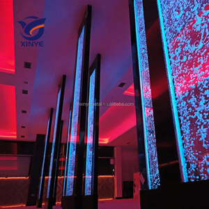 Bong bóng nước Màn hình Divider lối vào phân vùng Nền Nước Tính năng <span class=keywords><strong>Acrylic</strong></span> bong bóng tường Bảng điều chỉnh nhà máy cho khách sạn nhà hàng - Product Image 3