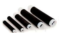 Tube thermorétractable noir durable ID40/14MM, étanche, excellente étanchéité, isolation des câbles, utilisé pour l'alimentation électrique