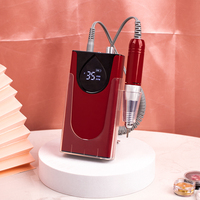 Perceuse à ongles portable rechargeable populaire E-file 35,000 tr/min avec logo personnalisé privé pour une utilisation en salon de manucure