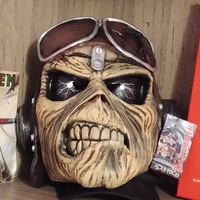 Masque de zombie maléfique résident d'halloween, masque chromé sans visage de maman d'horreur, costume d'adulte de cobra commander d'horreur de visage effrayant
