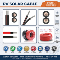 Cable Solar de 4mm 6mm 10mm, Cable Fotovoltaico H1Z2Z2-K, Estándar EN 50618, CC para Instalaciones Solares en Suelo
