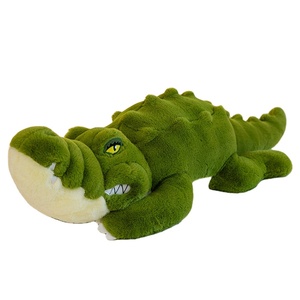 Oreiller énorme de crocodile de jouet en peluche de crocodile vert de vente chaude - Product Image 1
