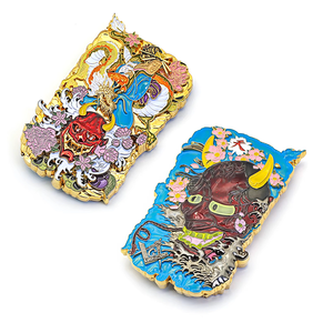 מטבעות אתגר ממתכת תלת-ממדיים דו-ממדיים מותאמים אישית, מטבעות מזכרת מצופים אמייל רך, מטבעות אתגר דו-צדדיים בהתאמה אישית, מטבעות אמריקאיים תלת-ממדיים - Product Image 2