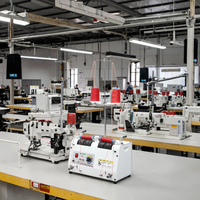 Distributeur de fil pour machine à coudre industrielle ST-20S avec moteur et conception à lit plat pour usine de fabrication