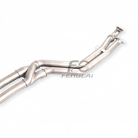 Tuyau d'échappement en acier inoxydable en Z pour BMW G80 M3 M4 G82 S58 3.0T – Section intermédiaire adaptable à sertir