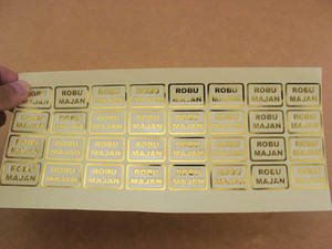 ODM/OEM促销胶烫金金箔纸贴纸酒瓶贴纸化妆品标签销售 - Product Image 4