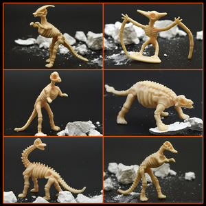 12 Modelli di Scheletri di Dinosauri in Plastica, T-Rex, Triceratops, Giocattolo Educativo Archeologico per Bambini - Product Image 3