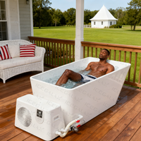 Refroidisseur d'eau pour bain de glace Icegalax Ultra Series, refroidissement et chauffage de l'eau de 32 à 104 degrés Fahrenheit, avec filtre.