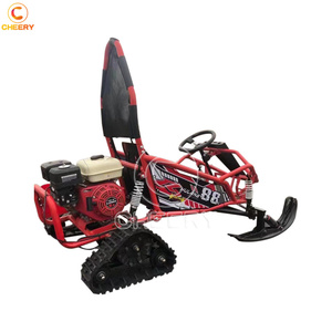 Véhicule tout-terrain 500W monoplace pour sports d'hiver sur glace et neige, buggy motoneige HNC-EGK009, idéal pour adultes et enfants, modèle Track Go K - Product Image 6
