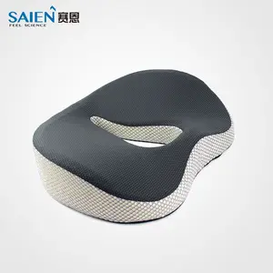 Ergo 디자인 통증 완화 사무실 의자 3D 메쉬 미끄럼 방지 메모리 폼 휠체어 자동차 정형 시트 쿠션 미골 시트 쿠션