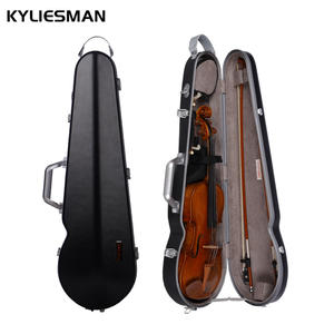 Étui de voyage rigide et étanche pour <span class=keywords><strong>violon</strong></span> KYLIESMAN haut de gamme 3/4 4/4, sac pour <span class=keywords><strong>instrument</strong></span> pour les voyages en <span class=keywords><strong>famille</strong></span> et l'apprentissage du <span class=keywords><strong>violon</strong></span> n'importe où - Product Image 1