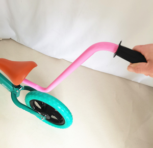 Mango de <span class=keywords><strong>bicicleta</strong></span> para niños, mango de empuje para <span class=keywords><strong>bicicleta</strong></span> para niños, persona perezosa, herramienta mágica para aprender a montar, reposabrazos, varilla de empuje - Product Image 1
