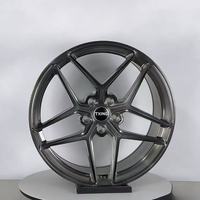 Nouvelles jantes sport en alliage forgé monobloc à cinq branches, finition gris canon usiné, 18-22 pouces, TXING, 5x112 5x114.3 5x120 Audi Mercedes Track