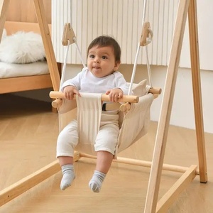 Chaise berceau d'intérieur pour <span class=keywords><strong>bébé</strong></span>, <span class=keywords><strong>équipement</strong></span> de jeu, structure d'escalade en bois, siège de balançoire pour <span class=keywords><strong>bébé</strong></span> personnalisable en gros - Product Image 3