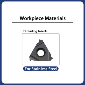Insertos de roscado de carburo CNC Inserto de rosca interna y externa 16ER/IR AG60/55 1/1.5/2/3.0 1611NRAG60 - Product Image 2