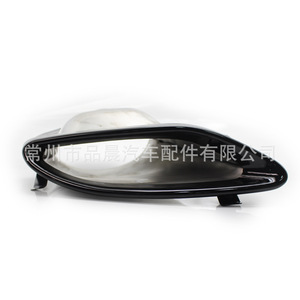 Tuyau d'échappement Mercedes-Benz W212 à trou unique en acier inoxydable noir brillant modèle 2014-2016 - Product Image 1