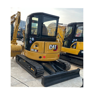 รถขุดตีนตะขาบมือสอง Caterpillar CAT 303.5E 303.5E2 CR ขนาด 3 ตัน สำหรับงานสวน พร้อมห้องโดยสาร - Product Image 1