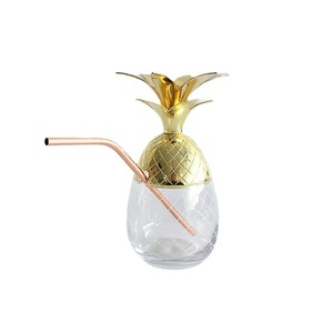 Verre à cocktail en acier inoxydable 304 en forme d'ananas, verre à bière, verre à vin, personnalisé, pour barman, utilisation en bar - Product Image 5