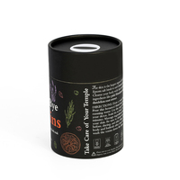 Envase de Cartón Ecológico Personalizado para Alimentos, Té, Cilindro, Caja de Embalaje, Bolsa de Té Kraft, Tubo de Papel para Granos de Café en Polvo
