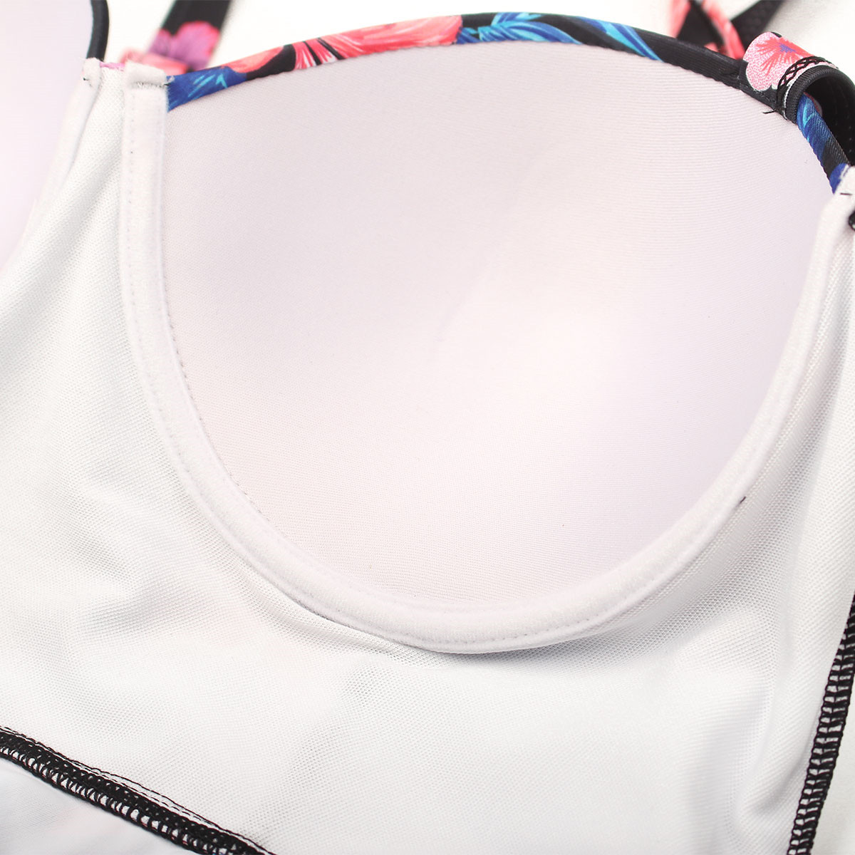 Elegant charming flora printed swimsuit. hot sale fashion two piece swimsuit