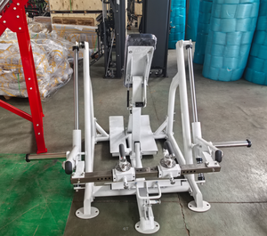 Phòng tập thể dục thiết bị tập thể dục chức năng kép 2 trong 1 tấm nạp đứng rower và ngang t thanh hàng smith xoay hàng máy - Product Image 5