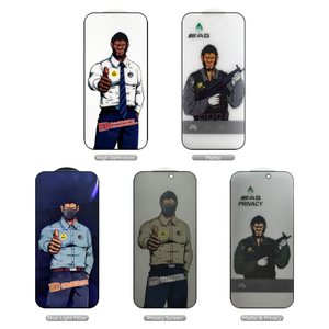 Gorilla Tempered Glass <b>Screen</b> <b>Protector</b> Black Edge High Quality Anti-Blue Light <b>Privacy</b> Anti Spy Assorted Styles - Product Image 2