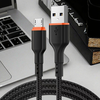 Penjualan langsung pabrik kabel Data ponsel isi daya buah Tablet Android tipe-c berlapis dua warna kabel silikon isi daya Cepat