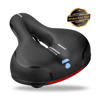 Coussin de siège de vélo confortable siège de vélo étanche avec selle de vélo en mousse à mémoire de forme à double boule absorbant les chocs